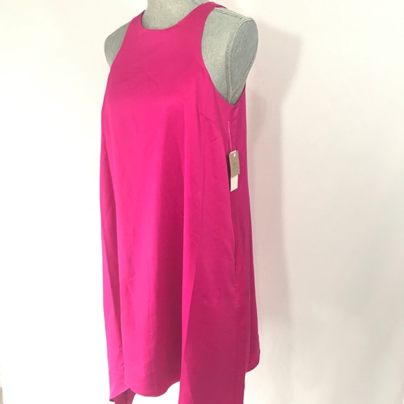 Aidan Mattox draped trapeze hi low dress - Picture 4 of 8